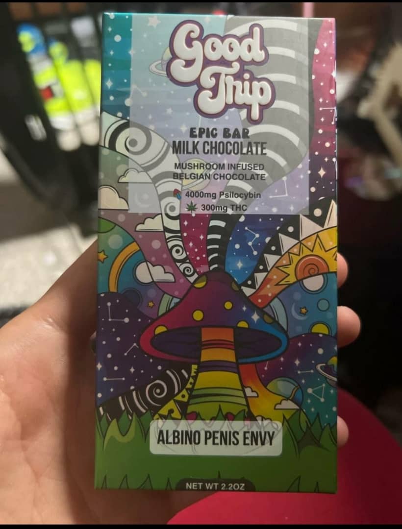 Good Trips Psilocybin Bar For Sale. The Good Trips Bar is one of the most trusted psilocybin chocolate bars for sale online, delivering consistent, powerful effects with premium taste and discreet delivery.