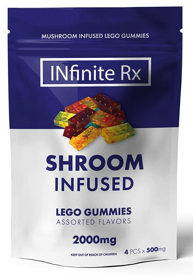 INfinite Rx brand Block Edition two thousand milligram specialty fruit chew packaging