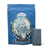Front view of Alice brand Blue Raspberry flavor one thousand milligram specialty fruit chew packaging