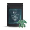 Front view of Mastermind brand Blue Raspberry Sour flavor one thousand milligram specialty fruit chew packaging
