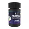 Front view of Mastermind brand Snore Lax Sleep Capsules three thousand milligram specialty supplement bottle